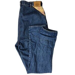 Vintage 59th St Bridge Wear 34X32 Denim Jeans Tapered Extreme High Rise